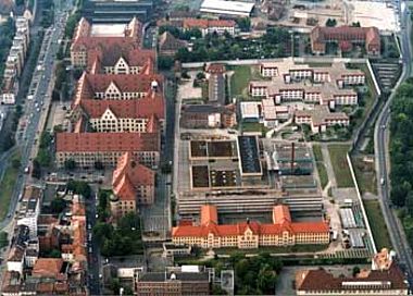 Luftaufnahme Justizvollzugsanstalt Nürnberg