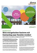 dena-Factsheet: Beim energetischen Sanieren mit Contracting zum Vorreiter werden!