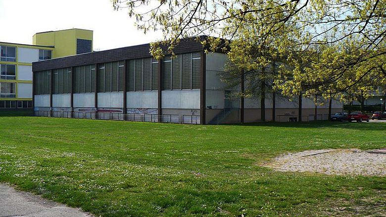 Eichendorff Gymnasium Sporthalle von Norden